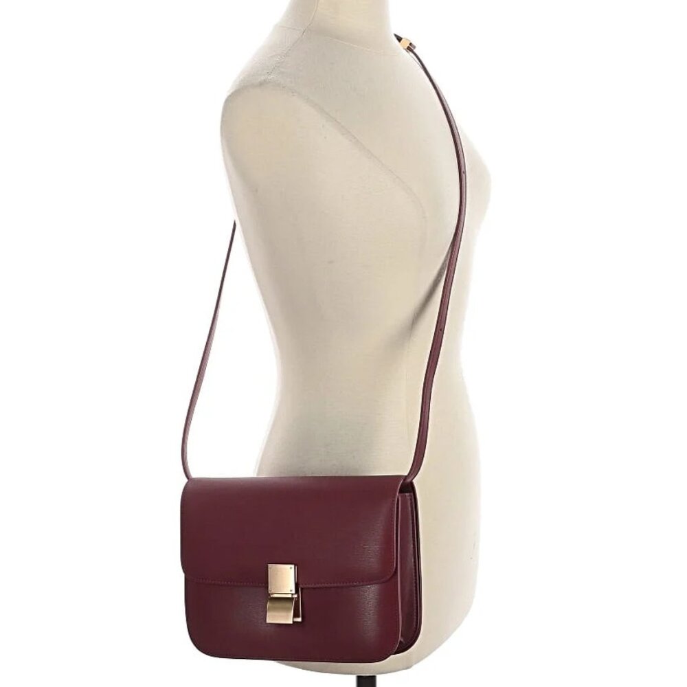 Adjustable Strap Crossbody Shoulder Purse Handbag Bag Satchel Flap Metal Clasp